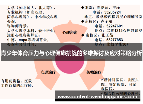 青少年体育压力与心理健康挑战的多维探讨及应对策略分析