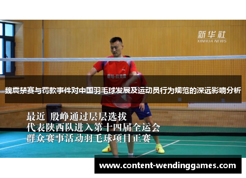 魏震禁赛与罚款事件对中国羽毛球发展及运动员行为规范的深远影响分析