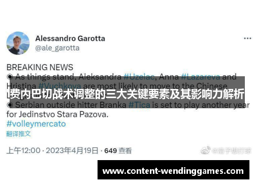 费内巴切战术调整的三大关键要素及其影响力解析