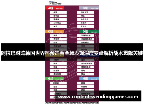阿拉巴对阵韩国世界杯预选赛全场表现深度复盘解析战术贡献关键